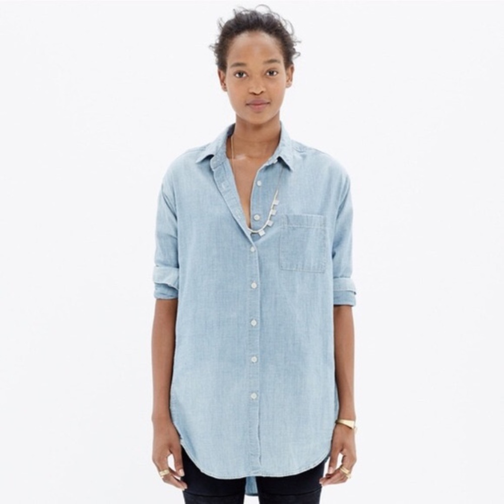 Madewell chambray button up